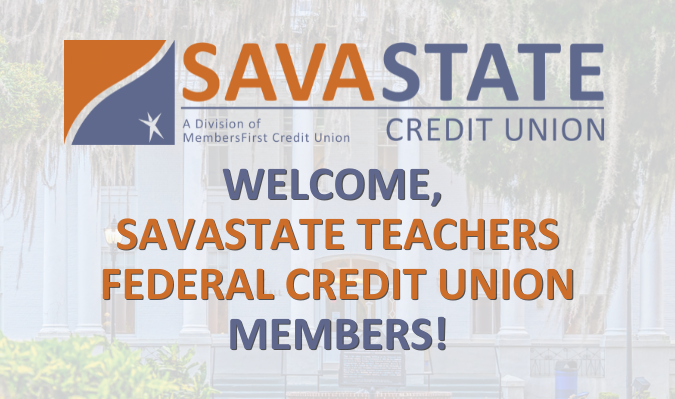 Savastate Teachers FCU Logo Welcome Image